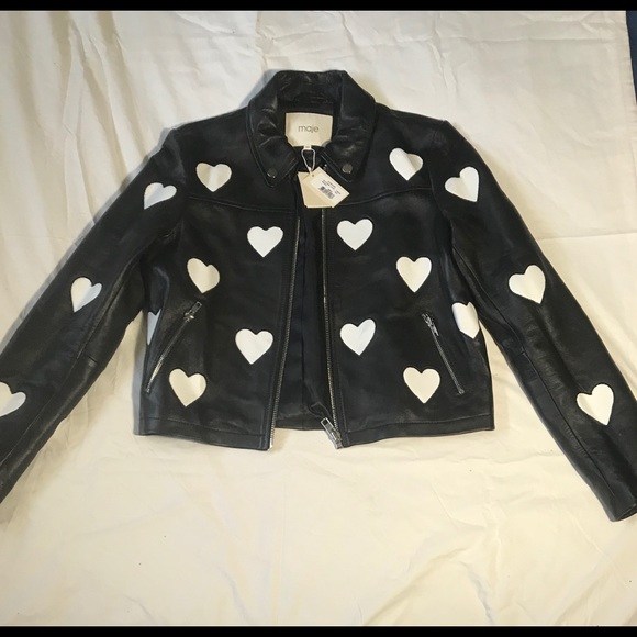 maje heart jacket